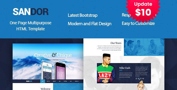 SANDOR Creative HTML Multipurpose Template