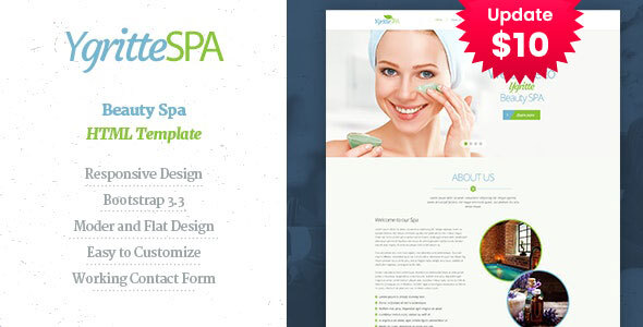 Ygritee Spa- Beauty Salon HTML Template