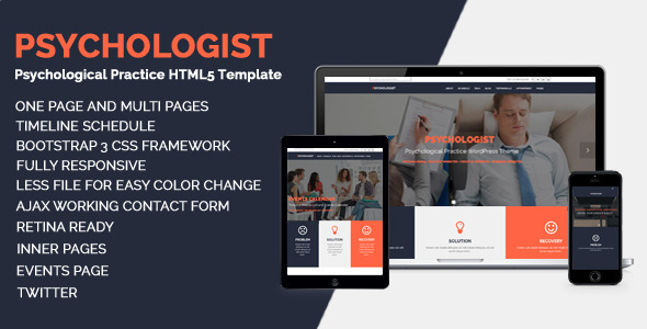 Psychologist -Psychological Practice HTML Template