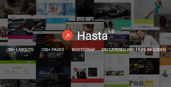 Hasta - Responsive Multipurpose HTML Template