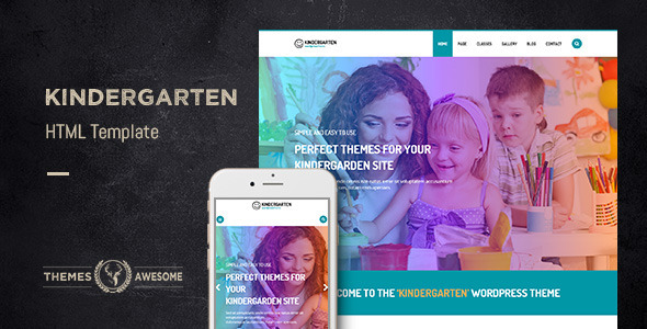 Kindergarten HTML template