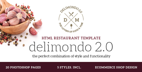 Delimondo 2.0 - Restaurant HTML Template