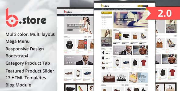 Bstore - Fashion Modern HTML5 eCommerce Website Template