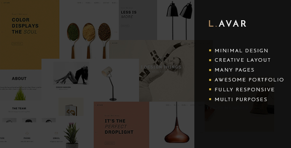 Lavar - Creative Portfolio & Agency Theme