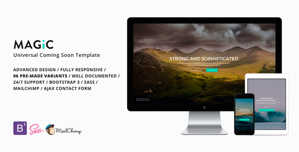 MAGiC - Universal Coming Soon Template