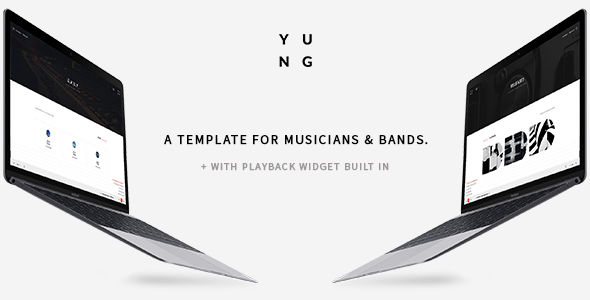 Y.U.N.G - Music Producer & DJ Bootstrap HTML Template