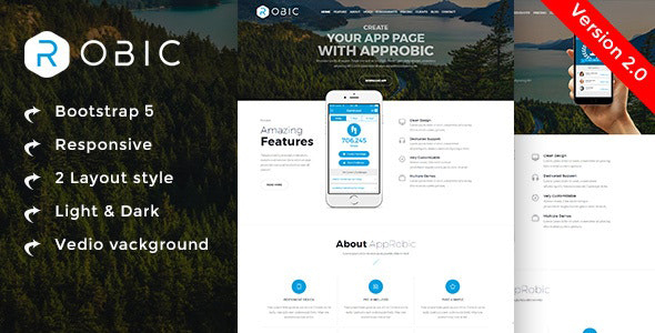 Multipurpose Landing Page Template - Robic