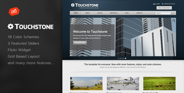 Touchstone - Corporate & Portfolio HTML Template
