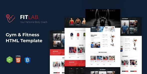 FitLab | Gym & Fitness HTML Template