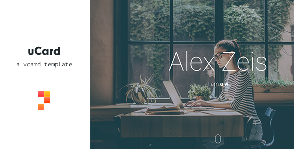 uCard - Animated vCard HTML Template