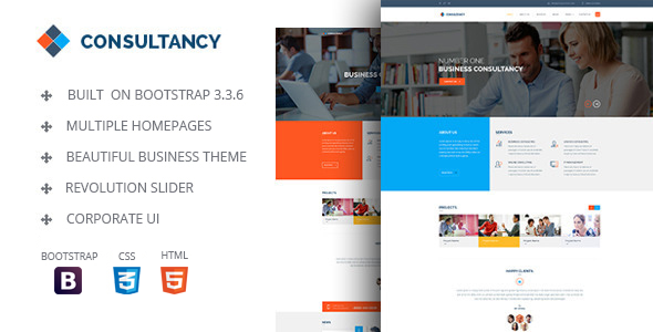 Consultancy - HTML Bootstrap Template