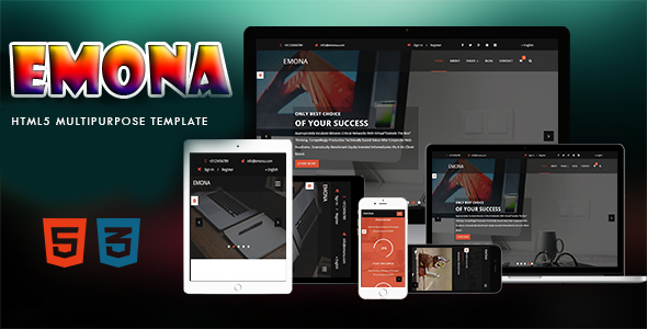 Emona - Multipurpose Business HTML5 template