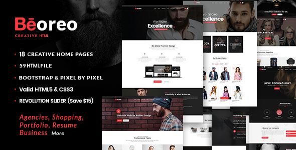 Beoreo - Creative HTML Template