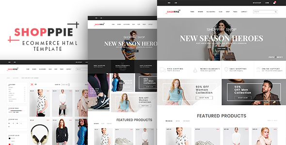 eCommerce HTML Template - Shopppie