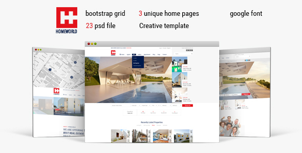 Homeworld - Real Estate HTML5 Template