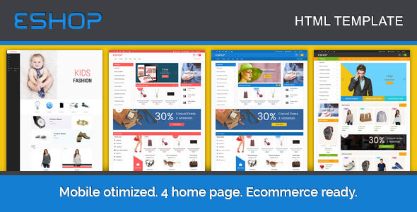 EShop Responsive Ecommerce HTML Template