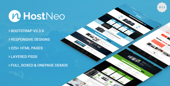 HostNeo - Professional Web Hosting Responsive HTML5 Template