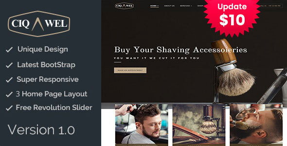Cigawel - HTML Salon Template
