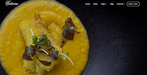 Nectarine - Responsive Restaurant Theme