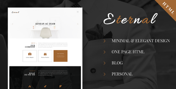 Eternal - Personal Elegant HTML Blog Template