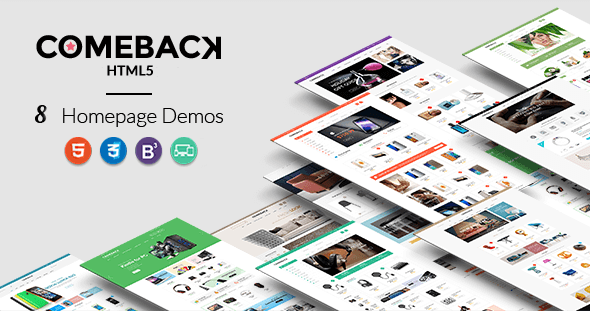 Comeback - Premium Multipurpose HTML5 theme