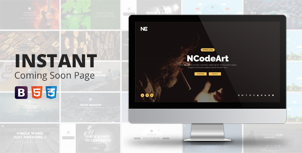 Instant Coming Soon Page