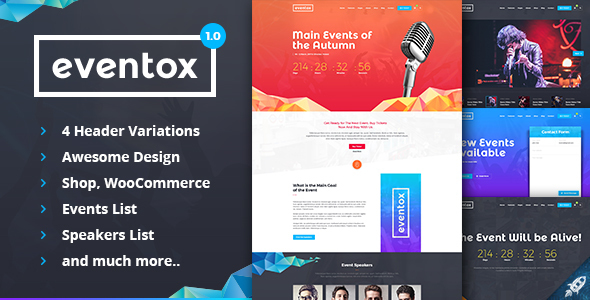 Eventox | Event Concert & Conference Template