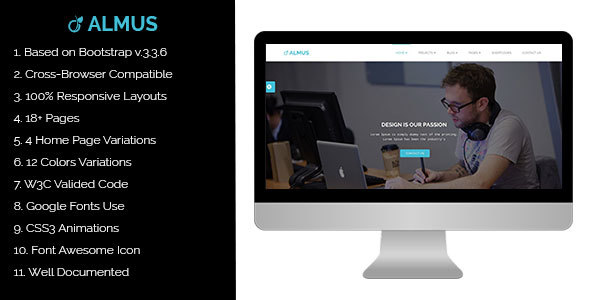 Almus - Creative Portfolio Template