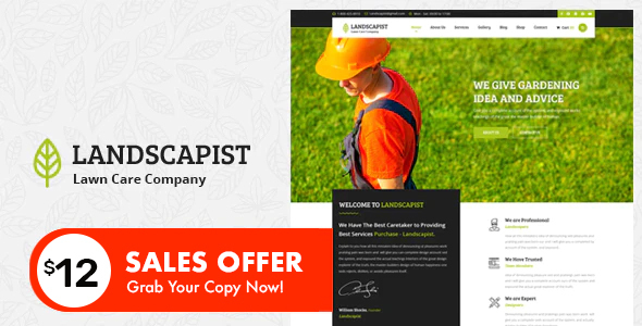 Landscapist - Lawn & Landscaping HTML Template