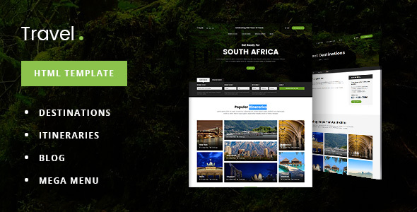 TravelDot - Travel/Tour/Booking HTML Template