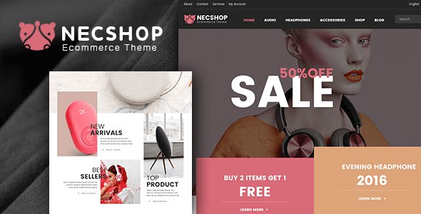 Necshop eCommerce Responsive Html Template
