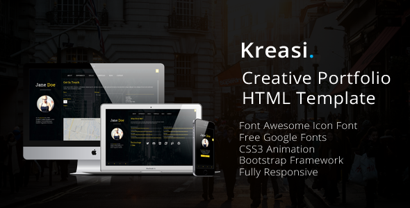 Kreasi - Creative Portfolio HTML Template