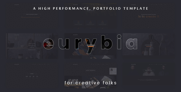 Eurybia - Creative Portfolio HTML Template