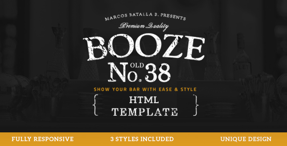 Booze - Pub HTML Template