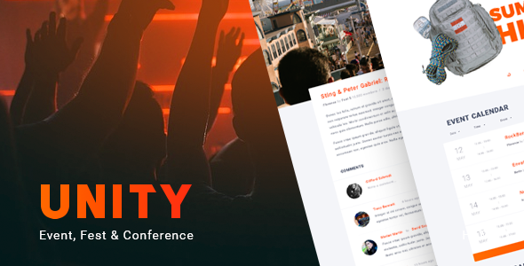Unity – Event, Fest & Conference HTML Template