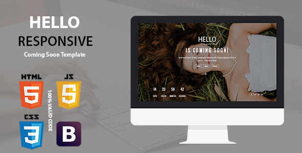 Hello - Responsive Coming Soon Template