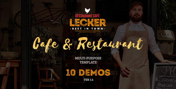 Lecker | Cafe & Restaurant Template
