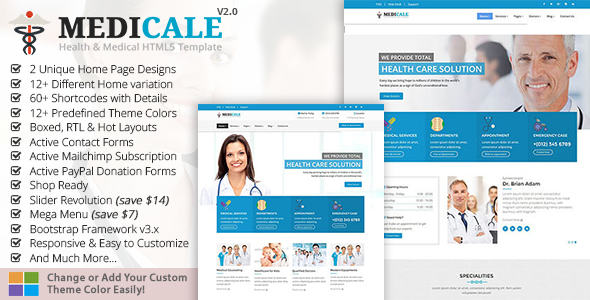 Medicale - Dentist Clinic HTML Template