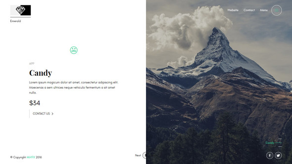 EMERALD a creative portfolio HTML template
