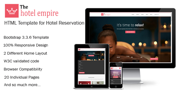 Hotel Empire - Hotel Reservation HTML Template