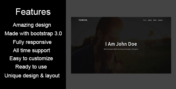 FIERSTA-Personal / Portfolio HTML5 Template