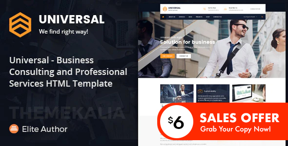 Universal - Business Consulting Services HTML Template
