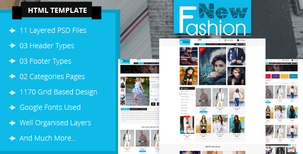 Fashion eCommerce Html Template