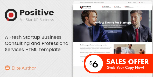Positive - Consulting and Professional Services HTML Template