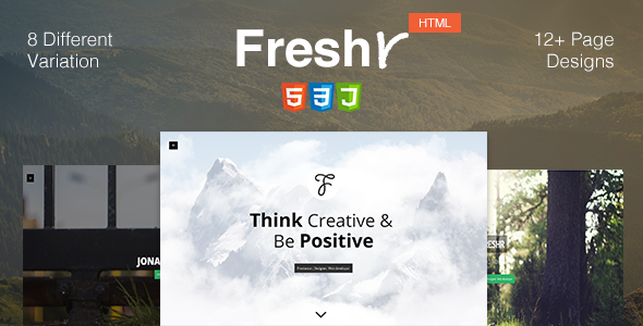 Freshr - Responsive Resume / CV HTML5 Template
