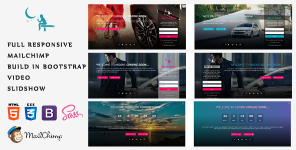 Moon - Coming Soon Template
