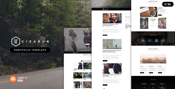 Cizarua - Responsive One Page Portfolio HTML Template