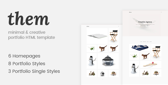 Them - Minimal and Creative Portfolio HTML Template