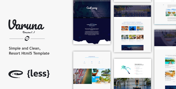 Varuna SCU - Resort Hotel HTML5 Template