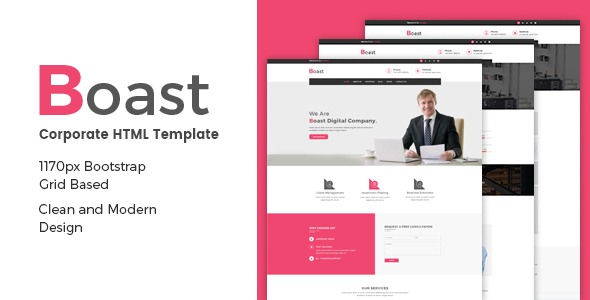 Boast – Corporate Business HTML Template
